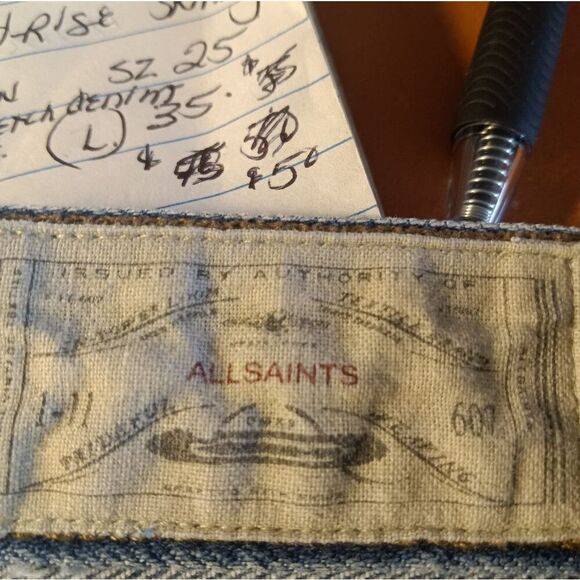 All Saints Mid-rise Skinny Jeans - Picture 3 of 6